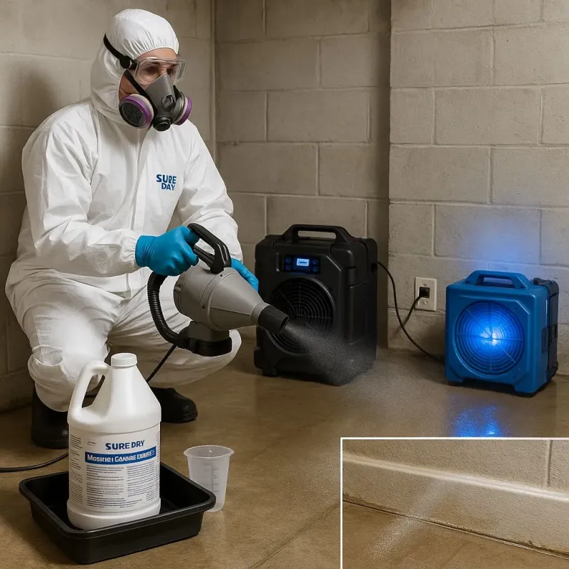 Sanitization and Odor Removal process in Crystal, MN