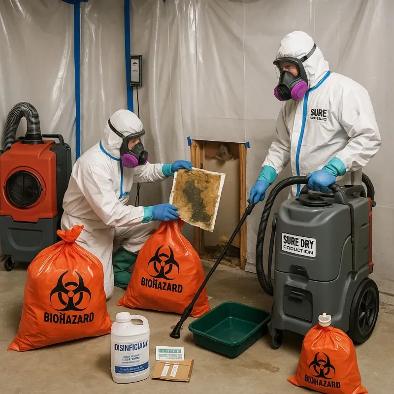 Contaminated Water Handling Protocols process in Crystal, MN